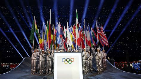 The flagbearers for the Milano Cortina 2026 Closing Ceremony