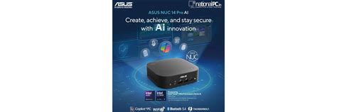 ASUS NUC 14 Pro AI Kit – Copilot+ Mini PC with Core Ultra 7 258V & Wi‑Fi 7