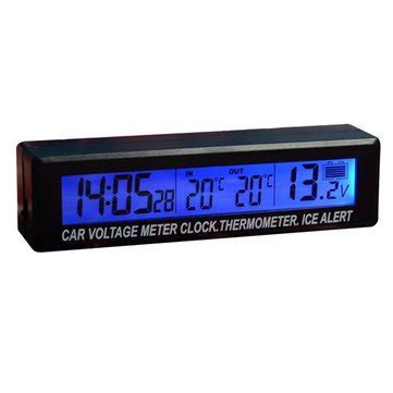 Generic Ec88 3 In 1 Function Car Clock & Voltage Meter &Thermometer ...