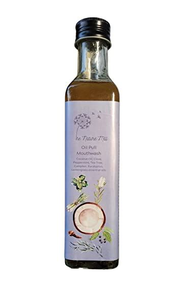 Buy The Nature Mill Oil Pull Mouthwash, Cold Pressed Virgin Coconut Oil ...