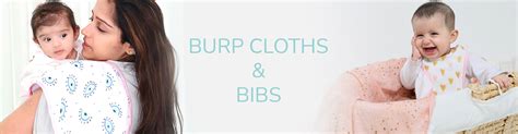 Buy Organic Baby Bibs and Burp Cloths Online | Fancy Fluff