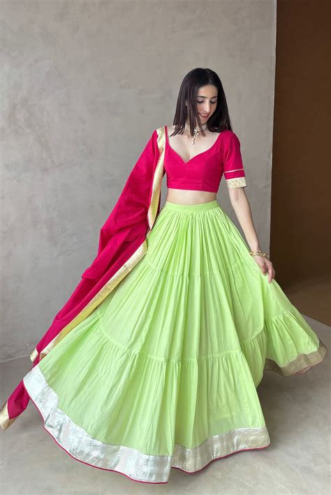 Rani pink lehenga set – PR LABEL