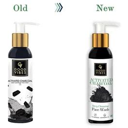 Buy Good Vibes Activated Charcoal Face Wash 120 ml | 19 Minutes ...