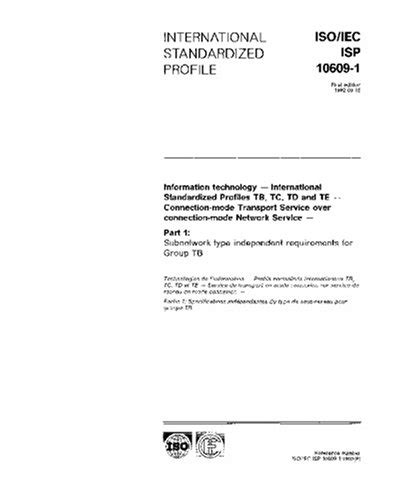 ISO/IEC ISP 10609-1:1992, Information technology - International ...