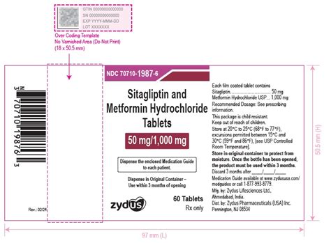 Sitagliptin and Metformin Tablets: Package Insert / Prescribing Info
