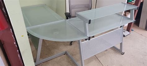 Image result for Z-Line Glass Computer Desk