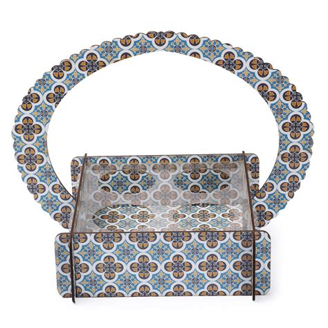 Moroccan Laser Cut Handle Hamper without Jar | Hamper Gifting Box ...
