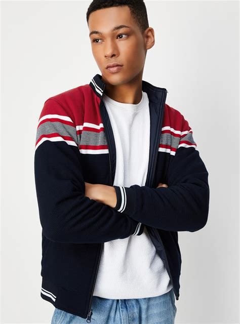 Buy Men Reversible Mock Collar Jacket Online at just Rs. 2999.0 ...