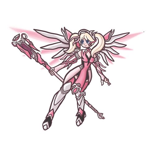 Fanart of Pink Mercy! enjoy! : r/overwatch2