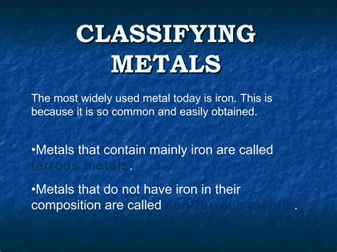 Image result for Classification of Metals