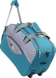 Buy 65 Liters Travel Duffle Trolley Bag with Wheels for Men & Women ...