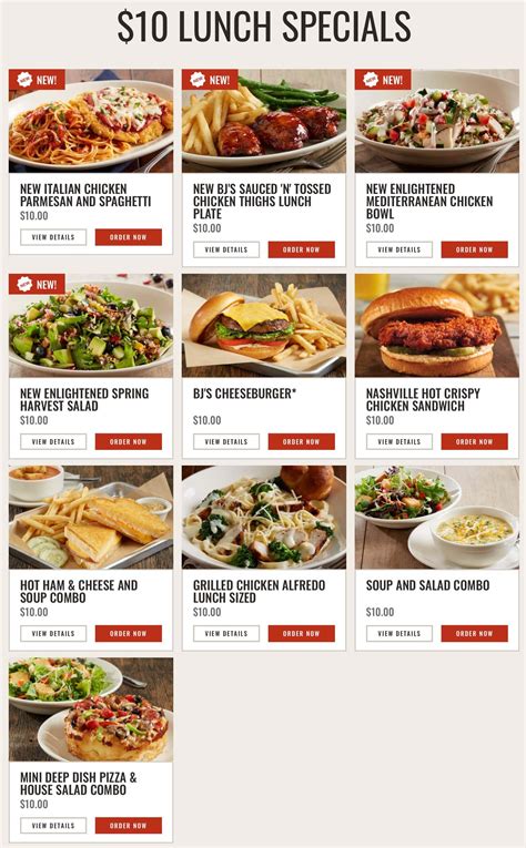 BJ's Restaurant & Brewhouse Menu With Prices (Updated: May 2024)