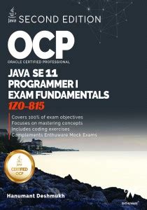 OCP Oracle Certified Professional Java SE 11 Programmer I Exam ...