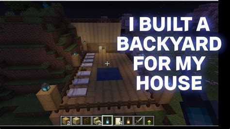 Image result for Simple Minecraft House Back Yard