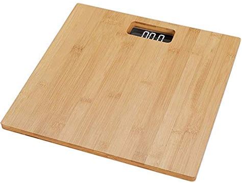 HOMSLECTO Wooden Human Body Weight Electronic Digital Weighing Scale ...
