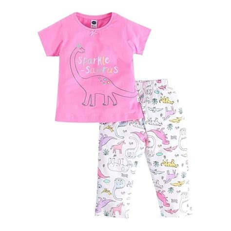 Buy Hopscotch Teddy Girls 100% Cotton Half Sleeves Animal Printed Top ...