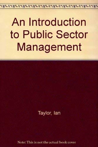 Buy An Introduction to Public Sector Management Book Online at Low ...