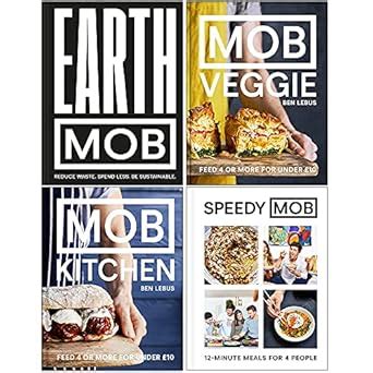 MOB Kitchen Collection 3 Books Set (Earth MOB, MOB Veggie, Feed 4 or ...