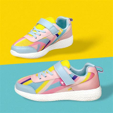 Surge - Peach Abstract Sneakers – Hopits