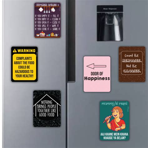 Warning Complaints About The Food Quirky Quoted Fridge Magnet – Quirky Hai