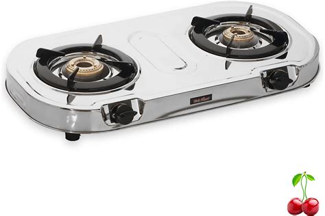 RICH FLAME Gas Stove 2 Burners | 2 Years Warranty, ISI Certified | Gas ...