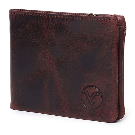 RFID Blocking top Grain Leather Wallet - Brown - Genuine Leather Belts ...