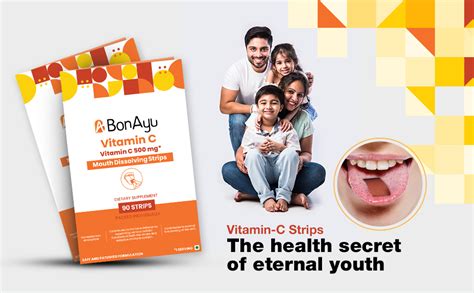 BonAyu Vitamin C for Adults Mouth Dissolving Strips : Amazon.in: Health ...