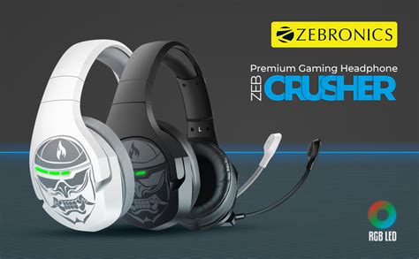 Amazon.in: Buy ZEBRONICS Crusher USB Gaming Wired Over Ear Headphone ...
