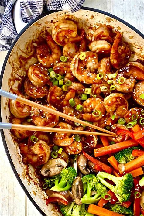 Sizzling Hibachi Shrimp and Vegetables