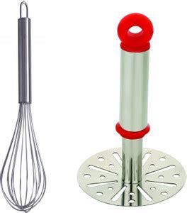 Sampoorna Smart Kitchen Steel Pav Bhaji Masher for Mash Potato ...