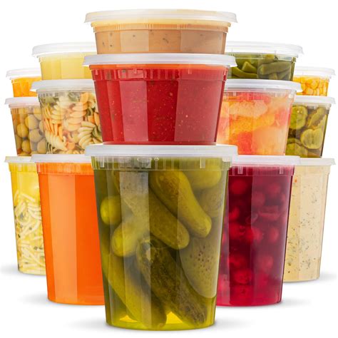 Amazon.com: Food Storage Containers With Lids - [15 Pack] - (3 Sizes ...