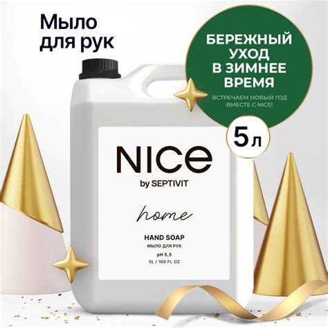 Жидкое мыло для рук 5 литров NICE by Septivit - купить с доставкой по ...