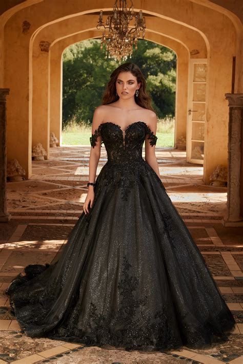 Ball gown black wedding dress 60 photos - Astyledwedding.com