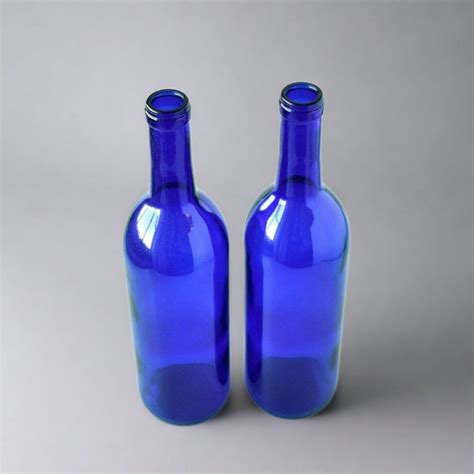 Empty Bordeaux Blue Wine Bottles, 750ml - DIY Projects, Décor and Bott ...