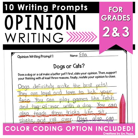 Opinion Writing Prompts Set 1 | Made By Teachers