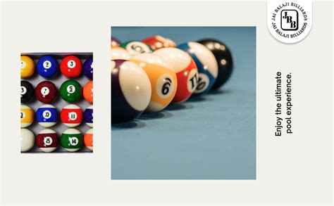 JBB Billiard Pool Table Ball Set - 16 Balls | Size of The Ball - 52.5 ...
