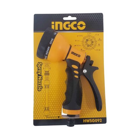 Buy Ingco Plastic Trigger Nozzle 9 Level Adjustable HWSG092 (Pack of 2 ...