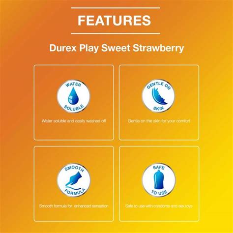 Durex Play Lubricant Gel, Saucy Strawberry- 50ml