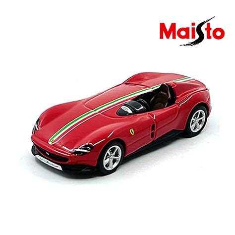 Maisto Ferrari Monza SP1 Red – 1:64 Scale Speed Icons Licensed Die‑Cas ...