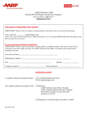 Fillable Online aarp Submission Form Individual.doc - aarp Fax Email ...