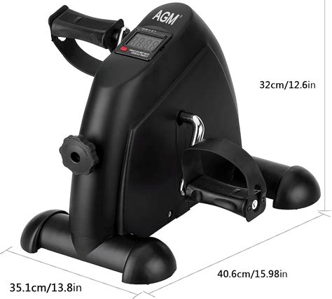 Buy Mini Exercise Bike, AGM Under Desk Bike Pedal Exerciser Foot Cycle ...
