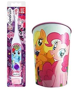 My Little Pony Rainbow Dash Toothbrush Bundle: 2 Items - Spinbrush ...