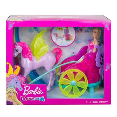 Buy Barbie Fantancy Vehicle - Dreamtopia Princess, Pegasus & Chariot ...
