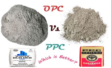 OPC Vs. PPC | Definition of Cement | Construction materials for ...