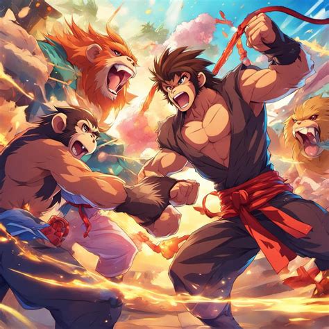 Monkey Fighting Python 的图像结果