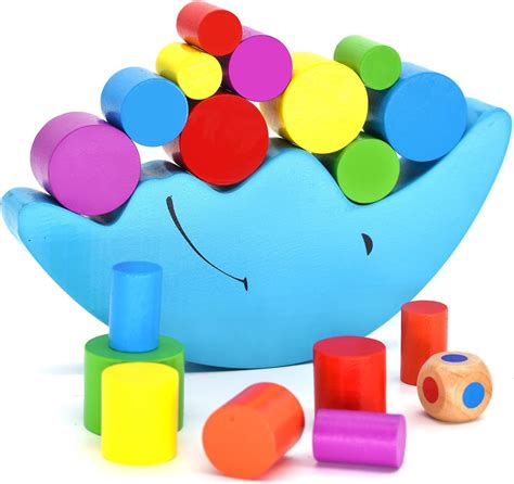 Wooden Stacking Blocks Balancing Games , Moon India | Ubuy