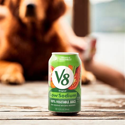 Snapklik.com : V8 Low Sodium Original 100% Vegetable Juice, 11.5 Fl Oz Can