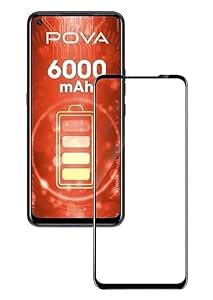 SM STYLES Tempered Glass Screen Protector Compatible For Techno Pova ...