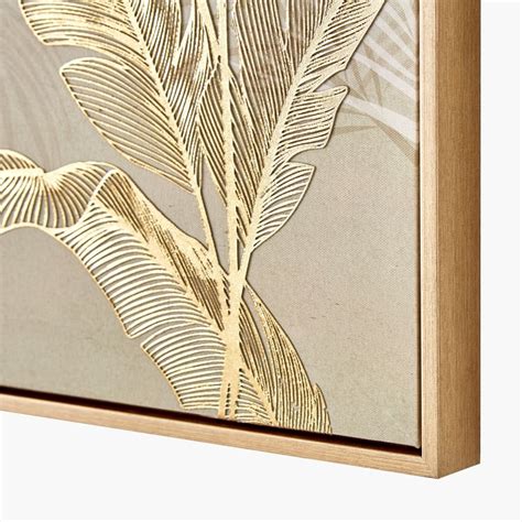 Buy Artistry Sartora Canvas Leaf Picture Frame - 100x50cm from Home ...