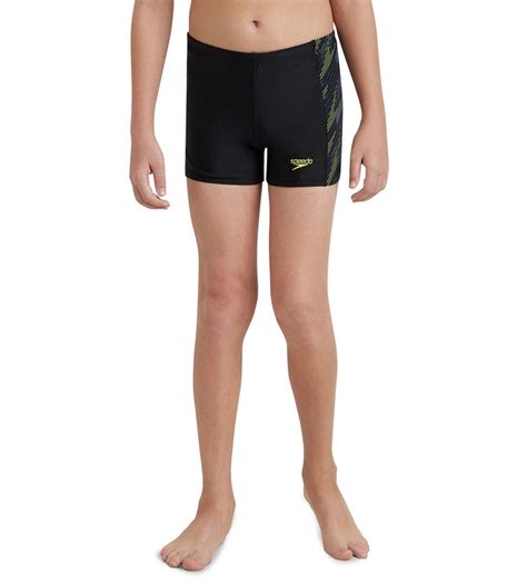 Buy Speedo Hyper Boom Panel Aquashort Black-Lemon-Drizzle-Usa-Charcoal ...